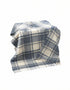 John Hanly Large Natural Denim Blue Blanket