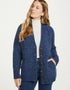 Ladies Tweed Cardigan | Blue