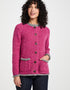 Donegal Ladies' Raglan Cardigan | Pink Grey