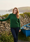 Ladies Roll Neck Donegal Sweater | Valley Green