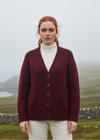 Ladies Tweed Cardigan | Berry
