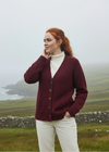 Ladies Tweed Cardigan | Berry