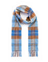 John Hanly Scarf | Blue Grey Rust