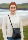 Lee River Leather Mary Bag | Black