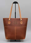 Lee River Tan Leather Tote Bag