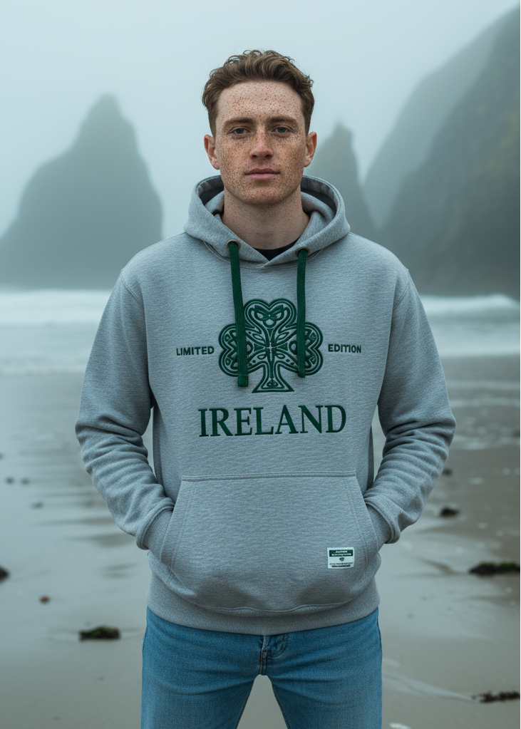 Limited Edition Ireland Shamrock Hoodie