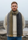 Mucros Islander Scarf | Grey Brown