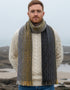 Mucros Islander Scarf | Grey Brown