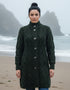 Aran Cable Signature Coat | Army Green
