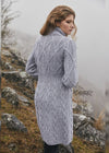 Aran Cable Signature Coat | Grey