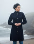 Aran Cable Signature Coat | Navy