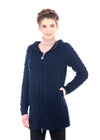 Celtic Aran Jacket | Navy