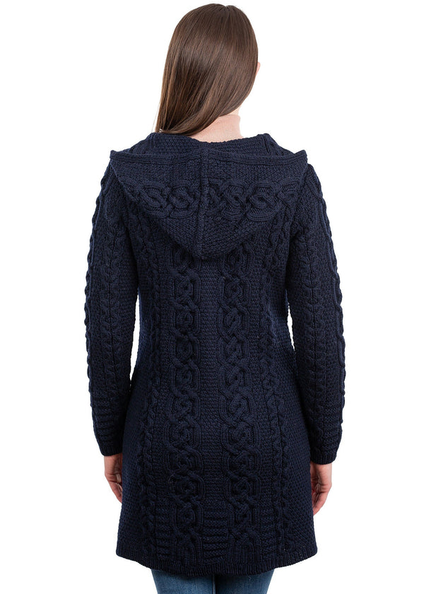 Celtic Aran Jacket | Navy