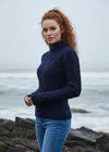 Ladies Aran Cable Knit Sweater | Skylight