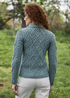 Ladies Aran Cable Knit Sweater | Skylight
