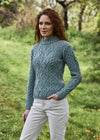 Ladies Aran Cable Knit Sweater | Skylight