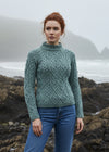 Ladies Aran Cable Knit Sweater | Skylight