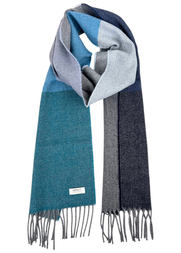 McNutt Lambswool Scarf | Marine Stripe
