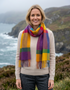 McNutt Full Bloom Lambswool Scarf | Irish Herringbone | 100% Merino Wool