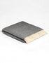 McNutt Herringbone Blanket Throw | Storm Gray