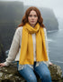 McNutt Lambswool Scarf | Sunflower Herringbone
