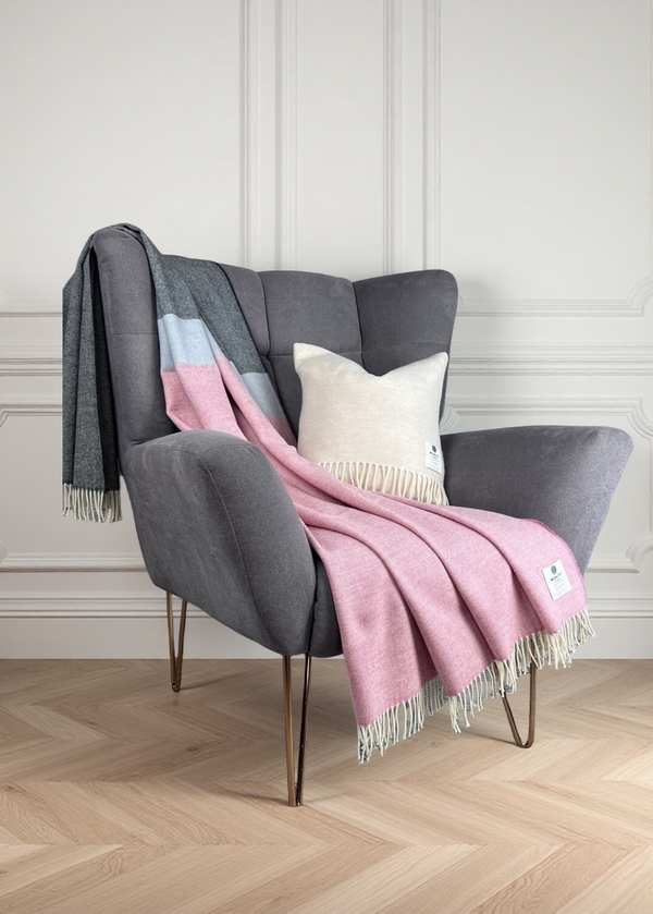 McNutt Lambswool Supersoft Blanket | Paris