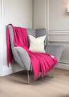 Mcnutt Cashmere Merino Throw | Aspen Wild Orchid