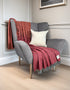 Mcnutt Cashmere Merino Throw | Northern Lights Fire Glow