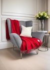 Mcnutt Cashmere Merino Throw | Rouge