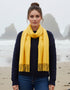John Hanly Merino Wool Scarf | Sunshine Yellow