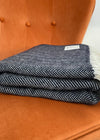 McNutt Midnight Herringbone Blanket