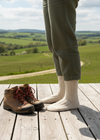 Natural Irish Wool Neppy Socks