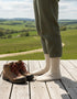 Natural Irish Wool Neppy Socks | Women's