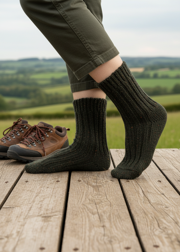 Wool Neppy Socks