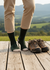 Bottle Green Irish Merino Wool Socks