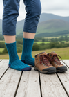 Blue Navy Irish Merino Wool Socks | Women's