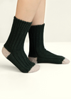 Bottle Green Irish Merino Wool Socks