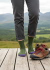 Green Irish Merino Wool Socks