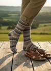 Merino Wool Fair Isle Socks