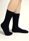 West of Ireland Cashmere Mix Socks | Black