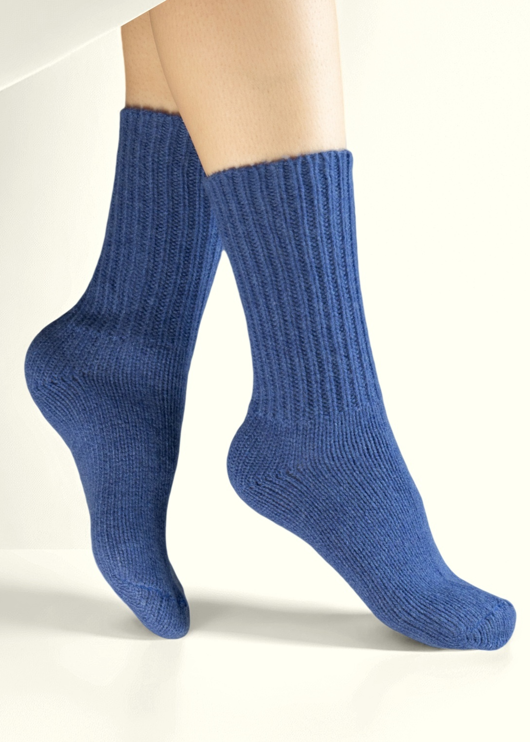 West of Ireland Cashmere Socks | Blue