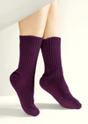 West of Ireland Cashmere Socks | Purple