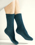 West of Ireland Cashmere Socks | Petrol