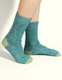 West Of Ireland Merino Socks | Green