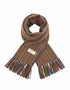Mucros Alpaca Scarf | Made in Ireland | 100% Alpaca Wool | Red Brown Mix