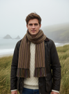Mucros Alpaca Scarf | Brown Red