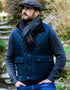 Mucros Alpaca Scarf | Premium Irish-Made Brown & Charcoal Grey