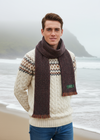 Mucros Atlantic Scarf | Red Mix
