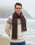 Mucros Atlantic Scarf | Red Mix