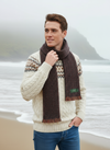 Mucros Atlantic Scarf | Red Mix
